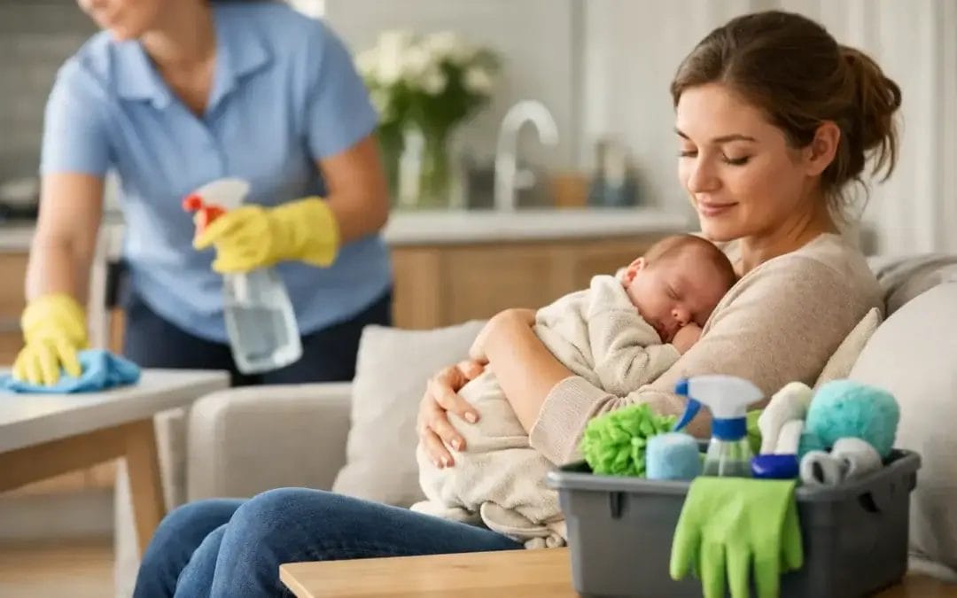Why a Cleaning Service for New Moms Helps